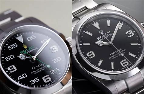 rolex explorer vs air king